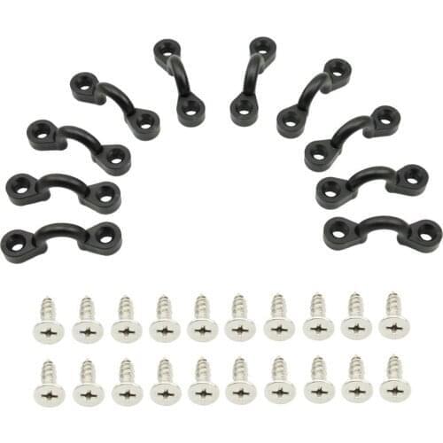 Nylon Bungee Deck Loops Tie Down Pad Eye For Boat Kayak Deck Rigging Kit Replacement Accessories Run Shock Cord