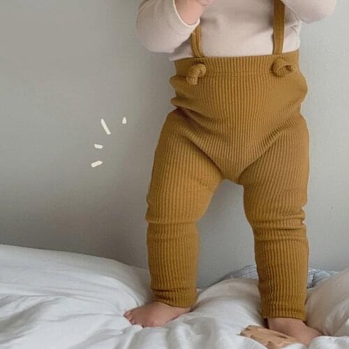 2021 New Korean Style Spring Kids Girls Pants Wool Candy Color Elastic Waist Trousers Children Kids Clothes E1005