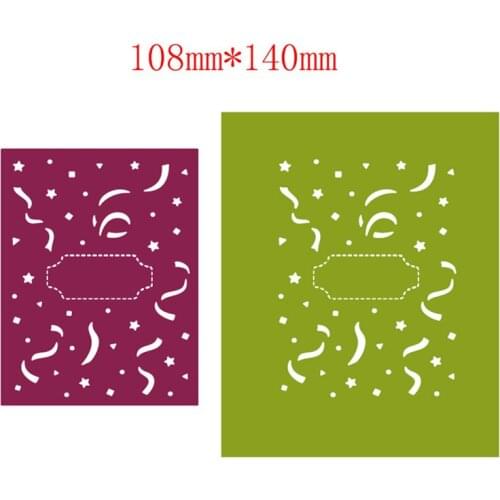 New DIY Metal Ribbons Hollow Frame Cutting Dies for Scrapbooking Embossing Photo/Album Card Craft Dies Paper Template Decor