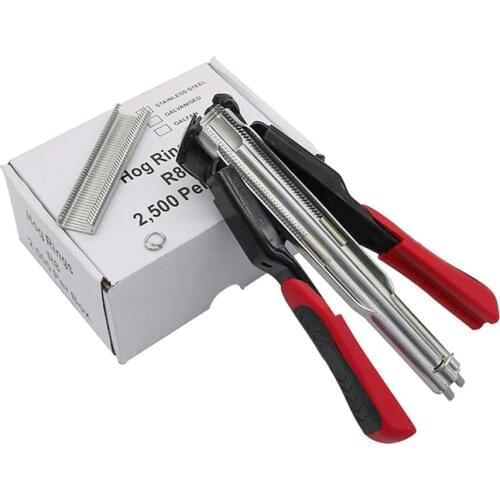 1Pc Assembling Cage Pliers 2500Pcs Fixed Nails Chicken Birds Pet Cage Installing Forceps Accessories Farm Animal Cages Supplies