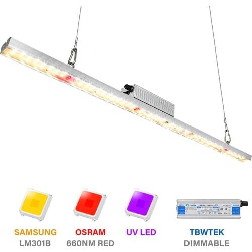 Dimmable indoor plants 300W Samsung LM301B LED plant growth light full spectrum coverage 5*5ft for organic vegetable growth