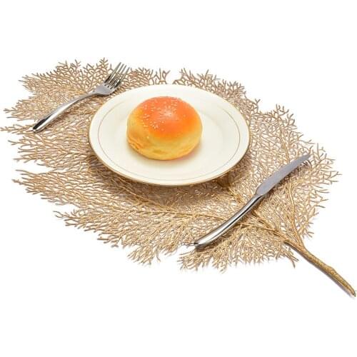 Placement Table Mats Dining Tableware Pad Lotus Shape Tea Cup Bowl Decoration Coaster Christmas Pads Wedding Decoration