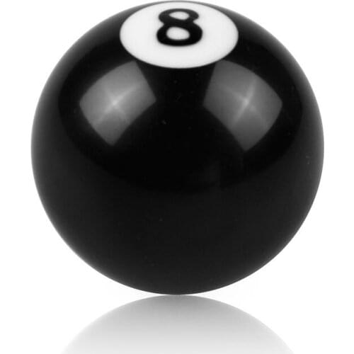 8 eight POOL BILLIARD BALL GEAR SHIFTER SHIFT KNOB black M12X1.25