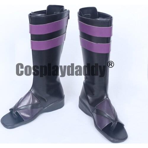 Icchi Banketsu ONLINE Black Adult Halloween Cosplay Shoes Boots S008