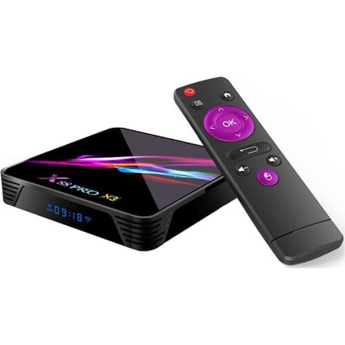 Best selling High End X88 Pro X3 Android 9.0 Tv Box 4G 128GB Amlogic S905X3 Set top X88 King Tv Box