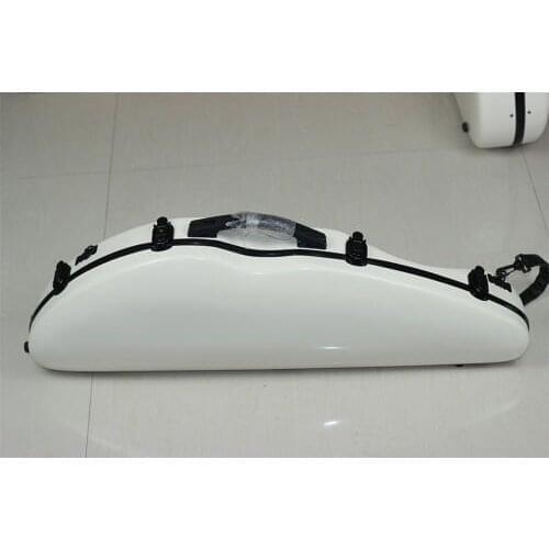 High Quality Violin Fiddle 4/4 Full Size Bam Fiber Glass Case Bag With Bow Holders & Straps Accessories