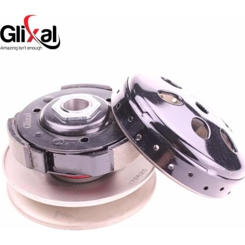 Glixal High Performance Racing Clutch Assy with Clutch Bell for GY6 125cc 150cc 157QMJ 152QMI Engine Chinese Scooter Moped ATV