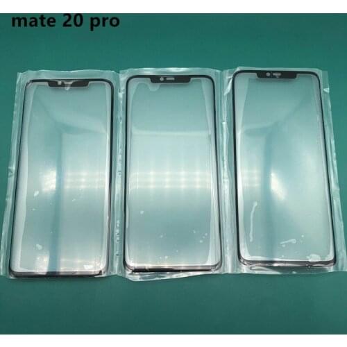 2pcs Front Outer Glass For Huawei Mate 20 pro High Quality Lcd Dispaly Touch Screen Glass Panel Replacement Repair