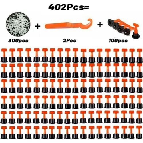 402/253/151/126/50pcs Level Wedges Tile Spacers For Flooring Wall Tile Spacer Tile Leveling System Leveler Locator Spacers Plier