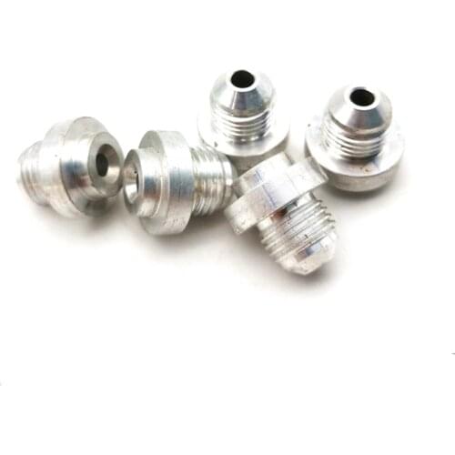 5PCS 6AN Male Weld Bung Fitting 6 AN Bare Aluminum Hose Fitting Adapter