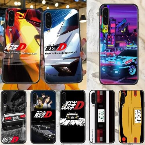 Initial D Car 86 Phone case For Samsung Galaxy A 3 5 7 8 10 20 21 30 40 50 51 70 71 E S 2016 2018 4G black tpu shell art hoesjes