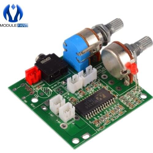 DC 5V 20W 2.1 Channel 3D Surround Digital Stereo Class D Amplifier AMP Board Module For Arduino With Wires Module