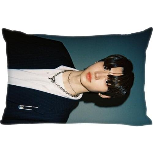 KPOP ENHYPEN SUNGHOON Double Sided Rectangle Pillowcase With Zipper Home Office Decorative Sofa Pillowcase Cushions Pillow Cover