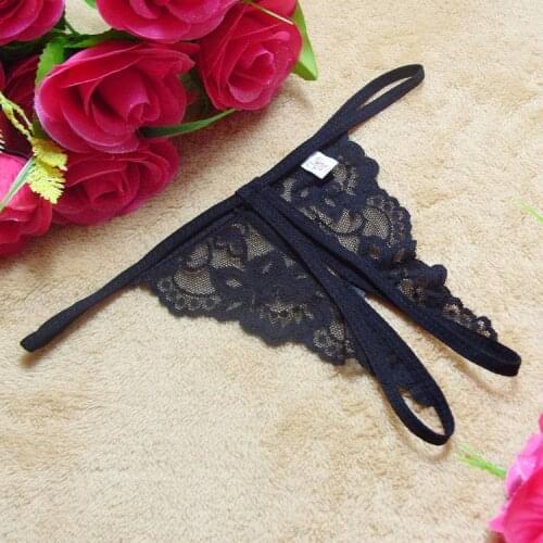 Women Sexy Lingerie Hot Erotic Lace Thong Sexy Underpants Exotic Apparel Transparent Costumes Sleepwear Sex Flirting Thong