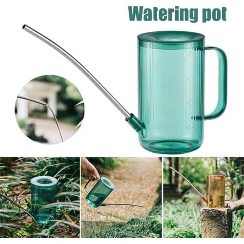 Long-Mouth Watering Can Planting Flower Watering Pots Gardening Supplies Plastic Plant Sprinkler Potted Home Irrigation 2021 New