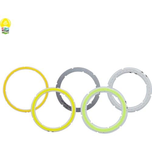 New 12V DC annular cob led light source ring shape 3-15w angel eye 30mm-120mm Warm cold white Ice blue cob chip for DIY lamp