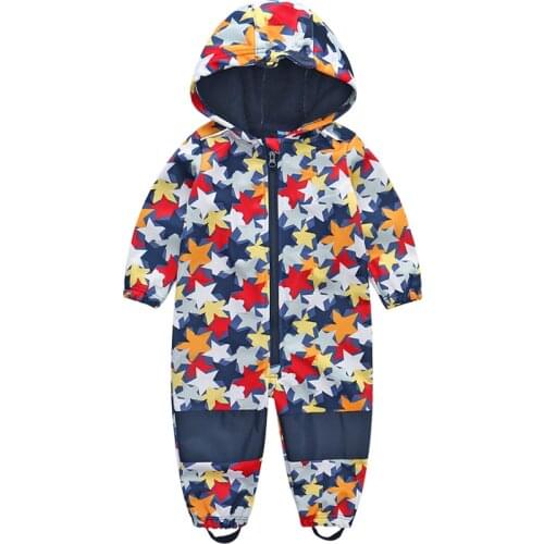 2-10 years old childrens soft shell jumpsuit windproof and rainproof boys and girls jacket clearance sale not included