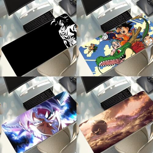 Anime Super DBZ Dragon Mouse Pad Gaming Accessories XL XXL PC Gamer Computer Keyboard Ball Desk Mat Laptop LED CSGO LOL Mousepad
