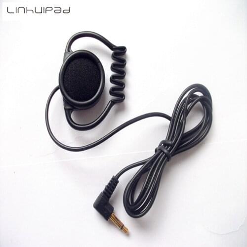 Linhuipad Fast Shipping Popular Soft Earbud Ear-hang Monitor Earphone for Tour Guide System Simultaneous Interpretation 100 PCS