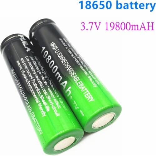 2021 18650 Li-Ion Battery 19800mah Rechargeable Battery 3.7V for LED Flashlight Flashlight or Various Electronic Devices Battery
