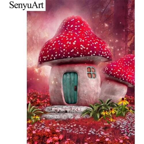 SenyuArt 5D Diamond Painting Full Round Embroidery Picture Mosaic Art Accessories Cartoon Paiting Cross Stitch Kits Home Decor