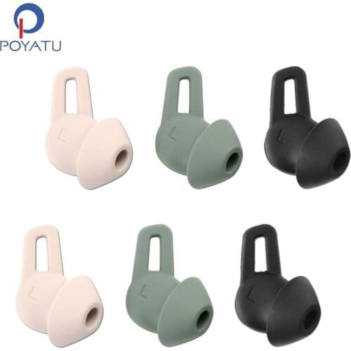 POYATU S/M/L Eartips Tips Earbuds Silicone Eartips For Huawei FreeLace Pro Ear Sleeves In Ear Tips Buds Ear Hook Buds Repair