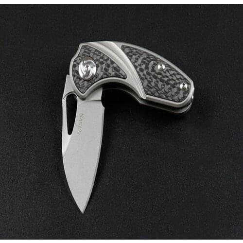 Folding HA025 tank knife (s35vn) titanium handle+carbon fiber handle Outdoor Survival Hunting Camping High Quality EDC Tool