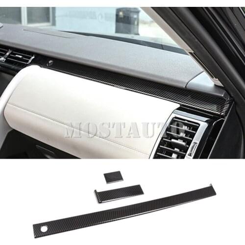 For Land Rover Discovery 5 L462 2017-2019 Inner Center Console Edge Molding Cover 2017-2019 3pcs Car Accessories Interior