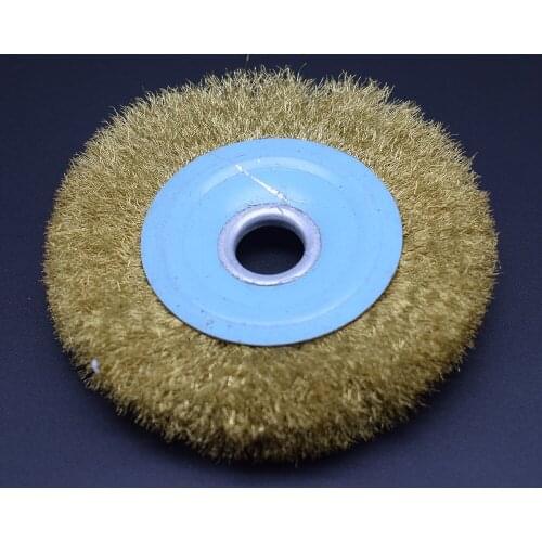 Jewelry Tools Copper Wire buffing Grinding Polishing wheel For Cleaning Rust 4/5/6/8 inch Inner Hole 16MM
