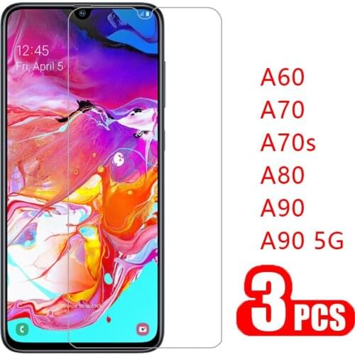 3pcs protective glass for samsung a70 a70s a80 a60 a90 5g screen protector tempered glas on samsun galaxy a 70 70s 80 90 60 film