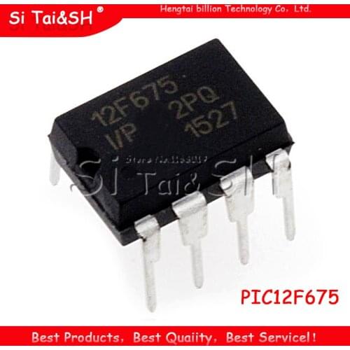1pcs/lot PIC12F675-I/P = PIC12F629-I/P DIP8
