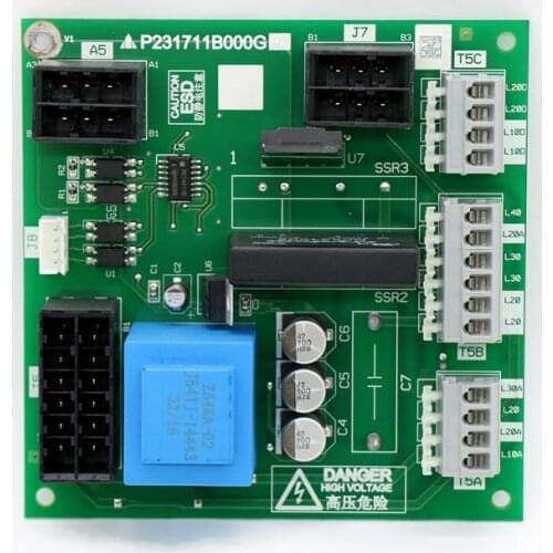 1pcs ShanghaiMitsubishi elevator accessories LEHY-III door machine interface board P231711B000G02 BQ2H117