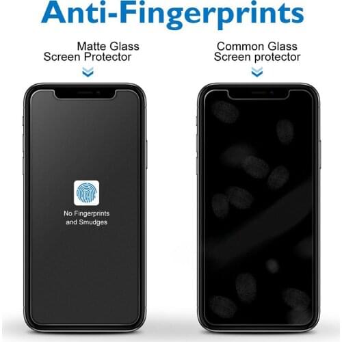2pcs Matte Screen Protector for IPhone 12 Pro Max X XS XR 8 7 IPhone11 Tempered Glass Protective Film Screenprotector Protection