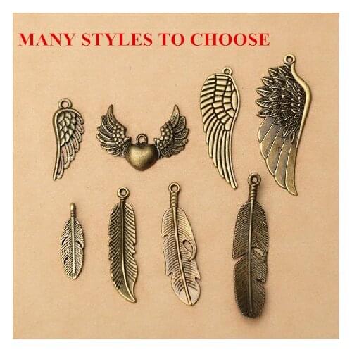 MANY STYLES 20pcs metal bronze Zipper Pull *Zip Puller*Zip Fastener*zip slider*zipper replacement DIY free shipping