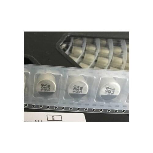 10PCS EEHZA1H101P 50V100UF 10*10.2 SMD electrolytic capacitor 100UF 50V Panasonic chip electrolytic capacitor