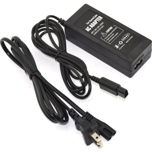 US Plug AC power adapter supply for N GC for gamecube console with power cable