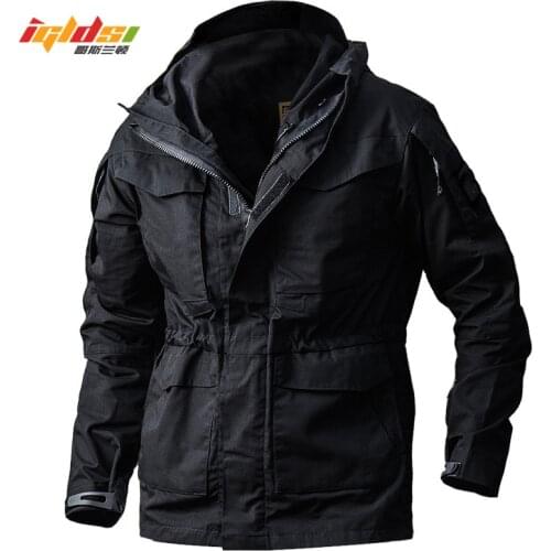 Army Field Tactical Jacket Men Waterproof Rip-stop SWAT Camouflage Military Jackets Autumn Multi-Pockets Windbreaker Coat S-2XL