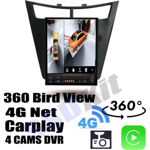 Car Audio Navigation GPS Carplay DVR 360 Birdview Around 4G Android System For Chevrolet Sail 2010~2017