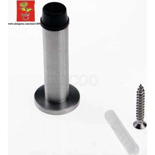 CHICOO 304 Stainless Steel Door Stop Wall Doorstops Type Door Stopper Safety