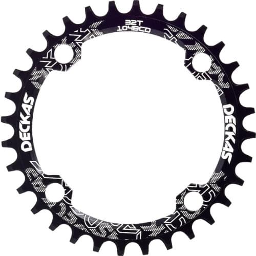 Deckas Narrow Wide 104 BCD Crown Chainring Round 32T 34 Teeth 36T 38T Bicycle Crankset MTB Monoplate 104BCD Mountain Bike Dish
