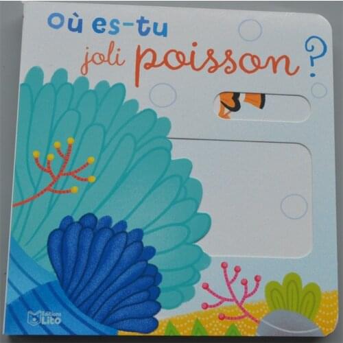 Parent Child Kids Baby Early Education Enlightenment French Learning Reading Book Lovely Picture Cardboard Pocket Book Age 0 – 3