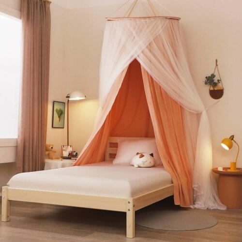 Childrens Bed Curtain Dome Bed Curtain Mosquito Net Integrated Multifunctional Ceiling Tent Indoor Shading