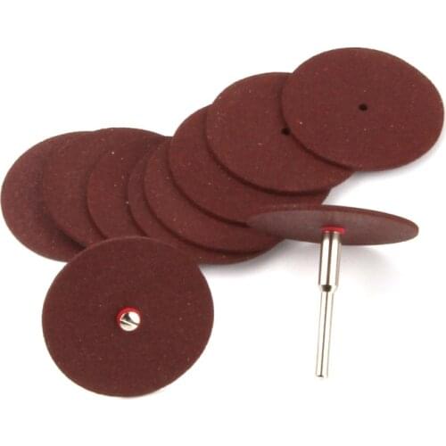 10pcs 38mm cutting disc circular saw blade grinding wheel for dremel rotary tool abrasive sanding disc tools cutting wood metal