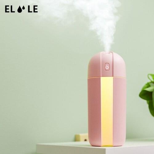 ELOOLE USB Ultrasonic Air Humidifier 280ML Aromatherapy Diffuser Air Mist Maker Aroma Humidification For Home Car Office