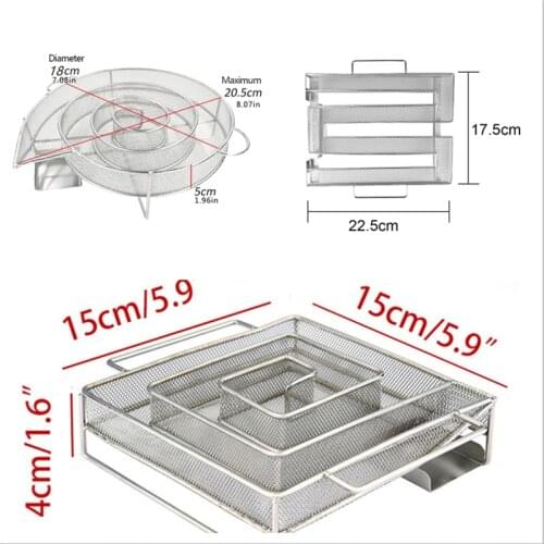 Cold Smoke Generator for BBQ Wood Chip Smoking Box Bacon Fish Salmon Meat Cooking Smoker Tools Stainless BBQ Tools
