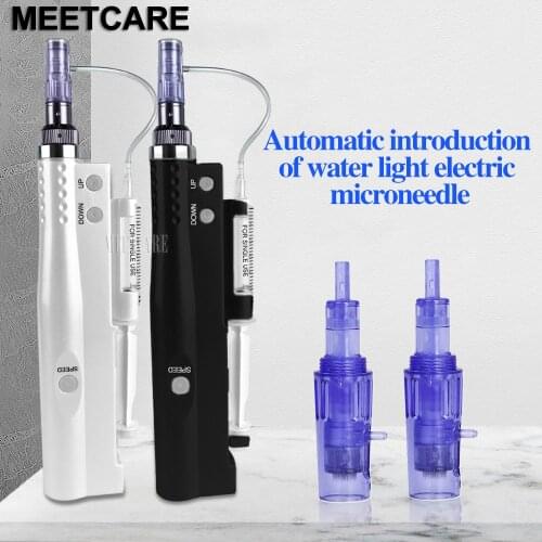 Water Mesotherapy Injector Microneedle Meso Gun High Pressure Wrinkle Removal Face Lifting Tighten Skin Deep Care Tool Home Use