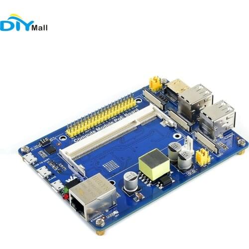 Compute Module IO Board with PoE Feature Composite Breakout Board for Raspberry Pi CM3/CM3L/CM3+/CM3+L