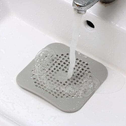 Round Hair Catchers Silicone Sink Drain Strainer Shower Filter Water Stopper Rubber Kitchen Bathroom Deodorant Plug Hair Stopper