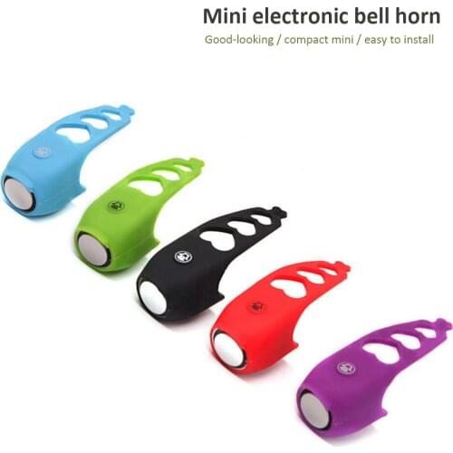 MTB Mountain Bike Cycling Bell Handlebar Silica Gel Bicycle Alarm Ring Colorful Electric Horn Outdoor Cycling Safety Accessories