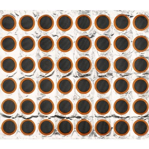 48pcs Rubber puncture patches bicycle tire tyre tube repair cycle patch kit No Glue bicycle Inner Tube Puncture Repair Tools